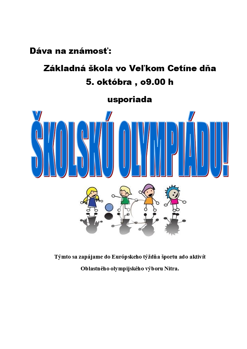 MEGHÍVÓ Sportolimpia 2018 SK