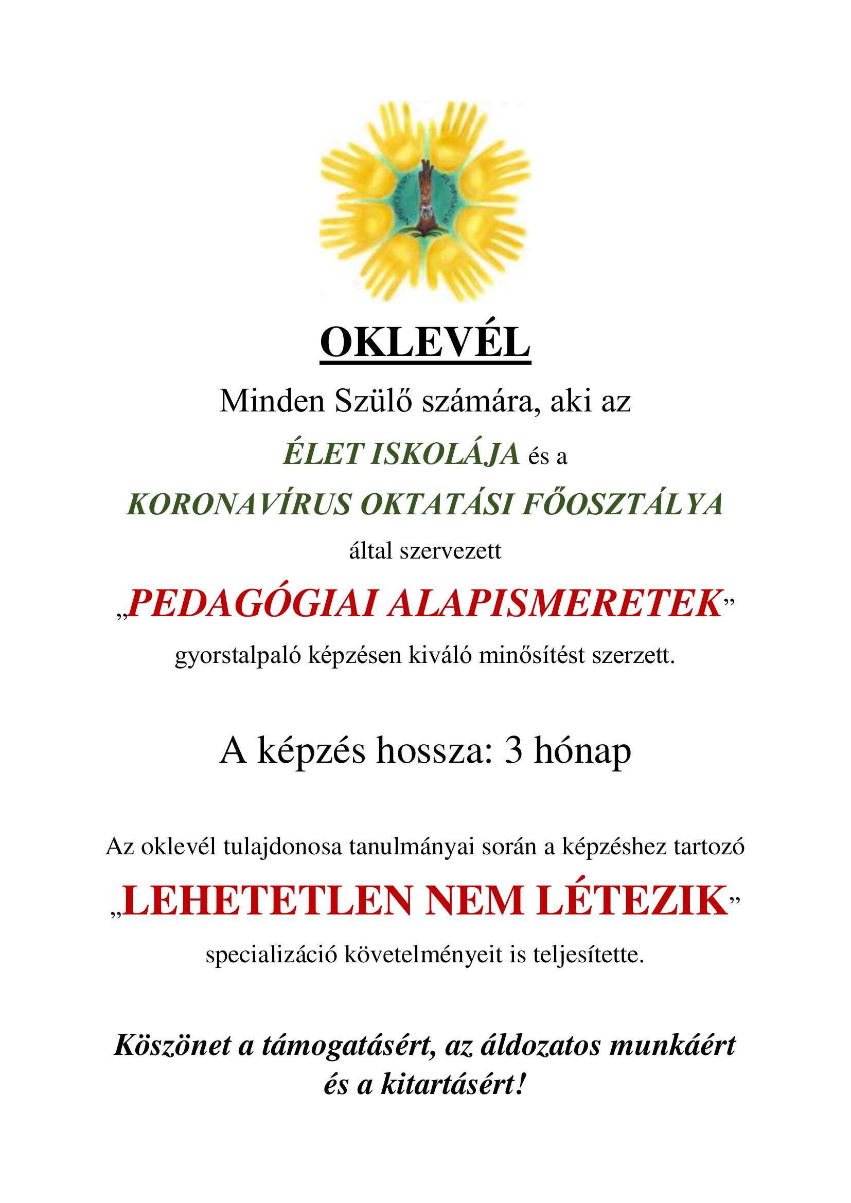 OKLEVÉL